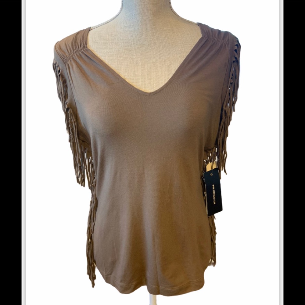 New! Forever 21 boho fringe top